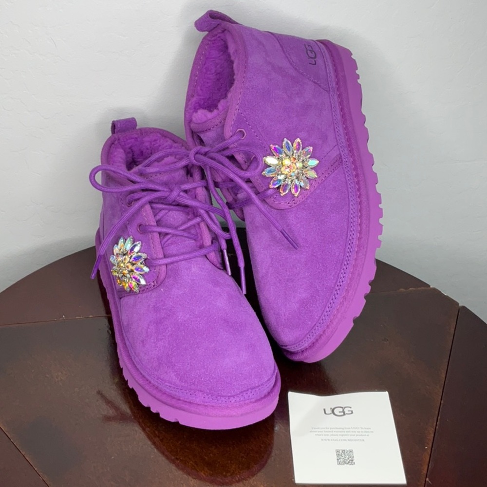 UGG Neumel Purple Sky Custom Boot Size 8